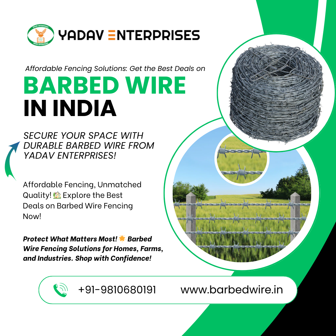 Buy Barbed Wire at Factory Price in India : Affordable Fencing Solutions