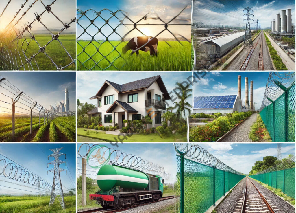 Applications of PVC Coated Barbed Wire