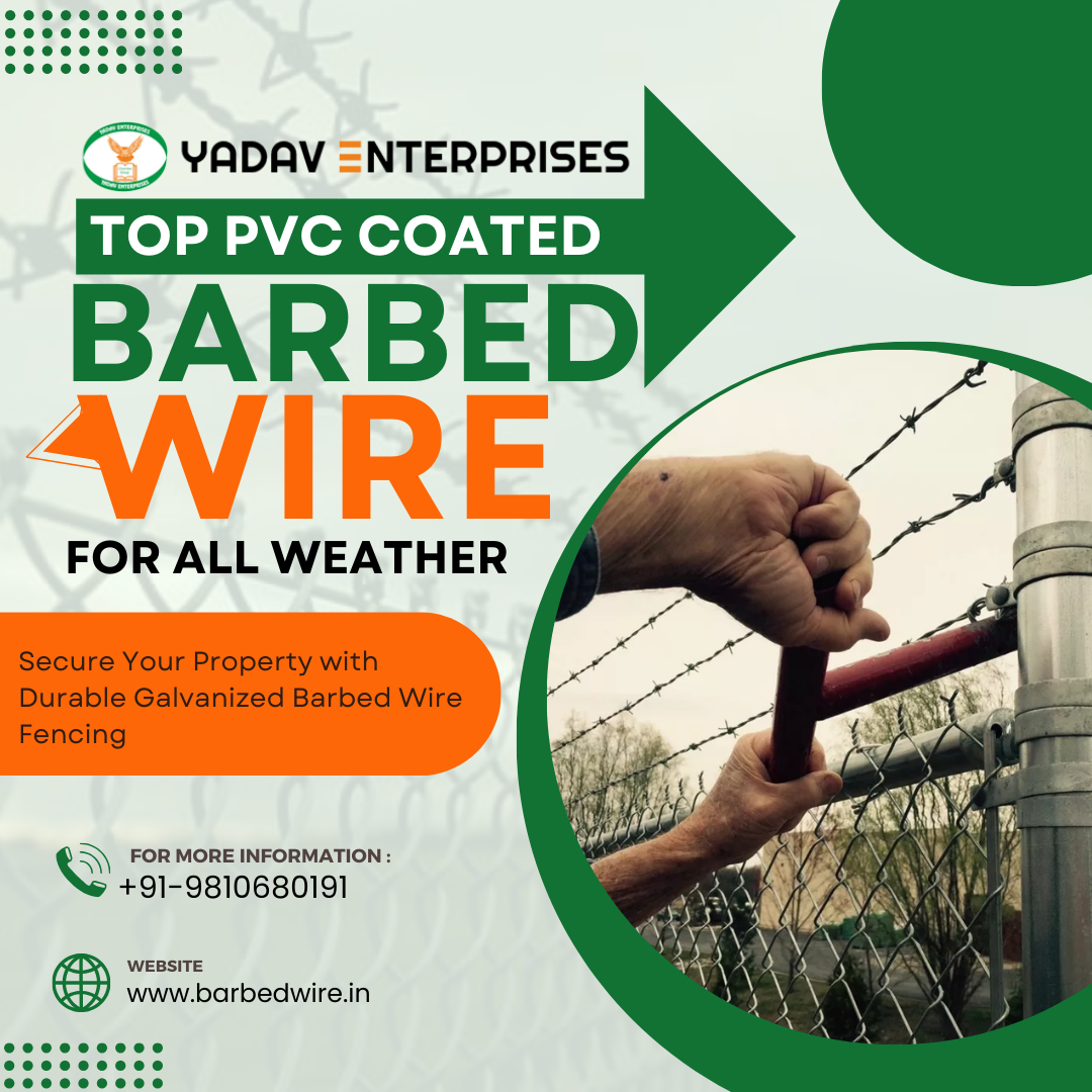 Top PVC Coated Barbed Wire for All Weather